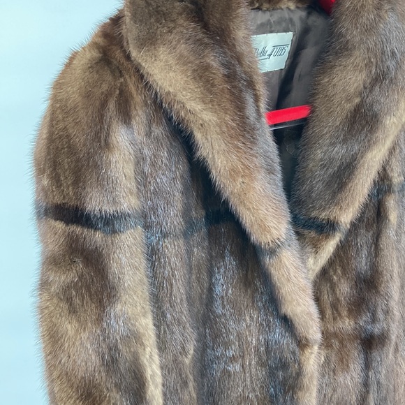 Mid Length Mink Coat - Size Small - Picture 2 of 10